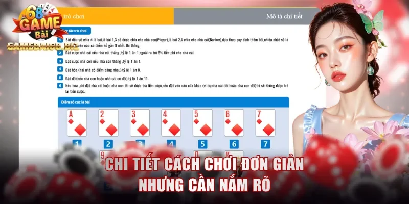 Baccarat - Khám Phá Nghệ Thuật Giải Trí Tại Gamebai68 2 Chi tiết cách chơi đơn giản nhưng cần nắm rõ